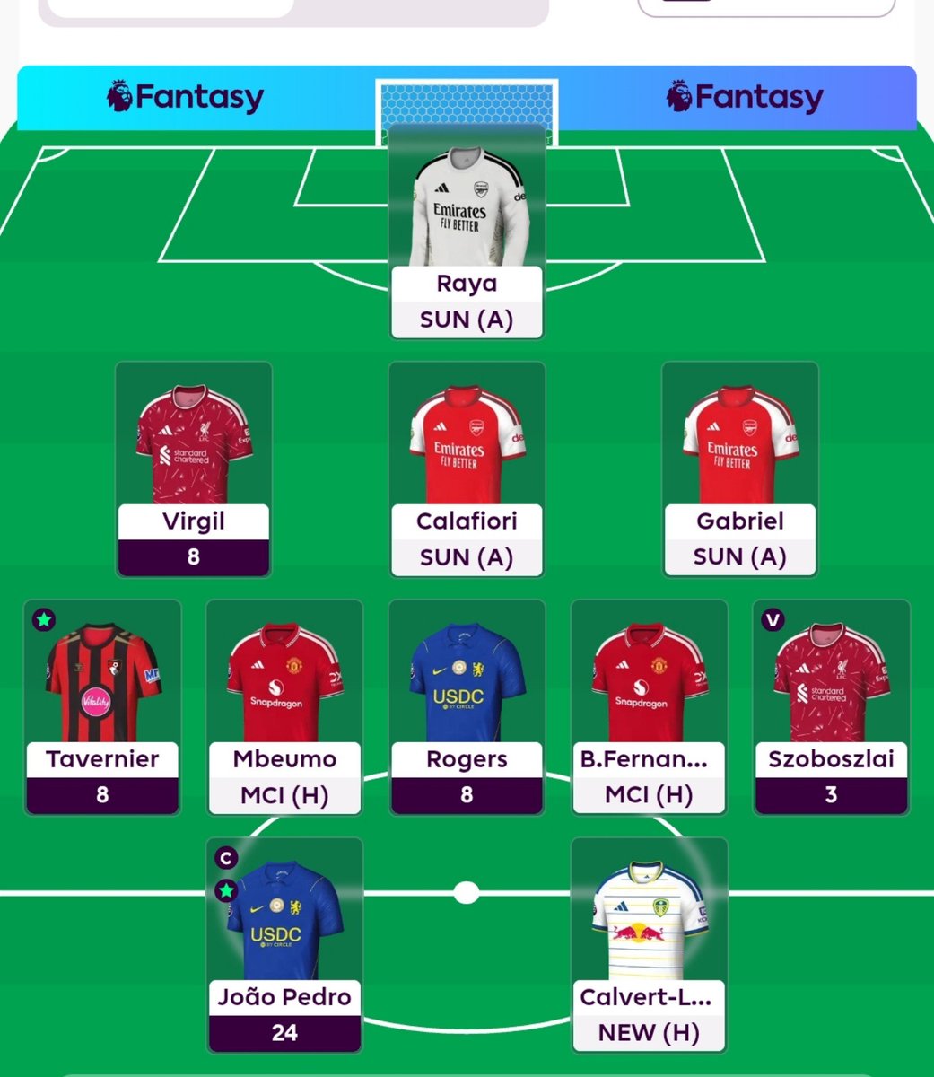fpldemon_ai's tweet photo. Demon AI 
Pedro 🧢 ⚽🅰️
Virgil CS 🧱
Tavernier ⚽
Rogers ⚽
Szobo CS blank
Variance 💯

51 with 6 to play. 👿
🌎35k
🎯 #1 

Follow me for advise use my tools to dominate. https://t.co/EZwalOyWVK