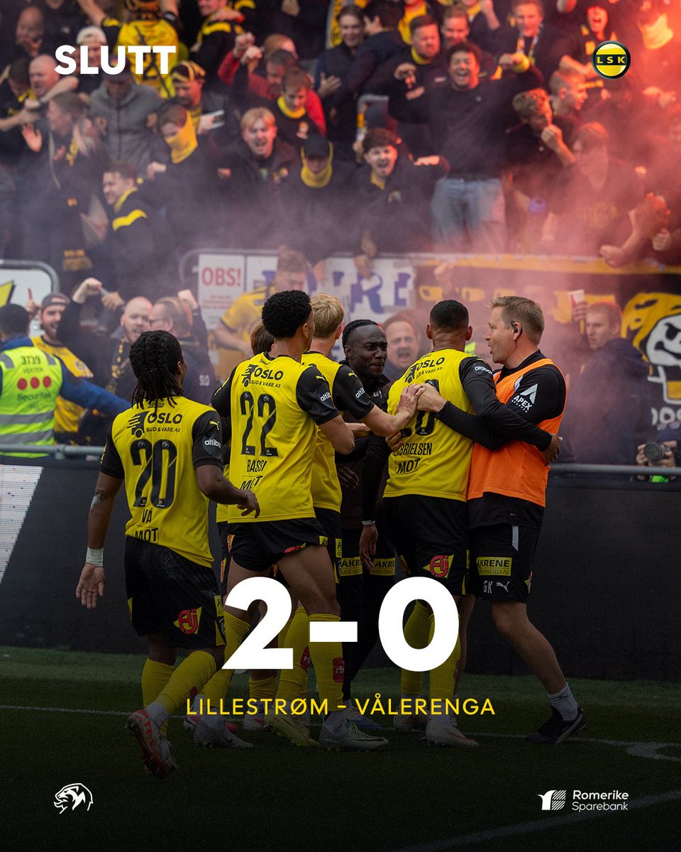LillestromSK's tweet photo. DERBYSEIER! DET ER SÅ DEILIG 😍🔥 https://t.co/vvFCWkrdOT