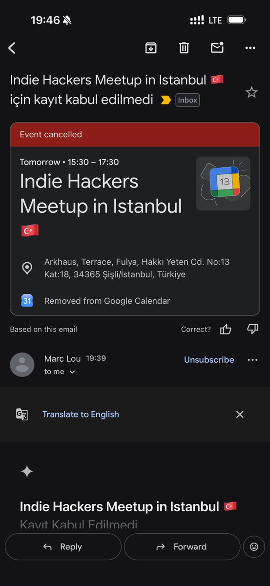 MoMeshkani's tweet photo. Just was trying to book a flight for @marclou ‘s event that I got this email https://t.co/k2z3fpcojQ