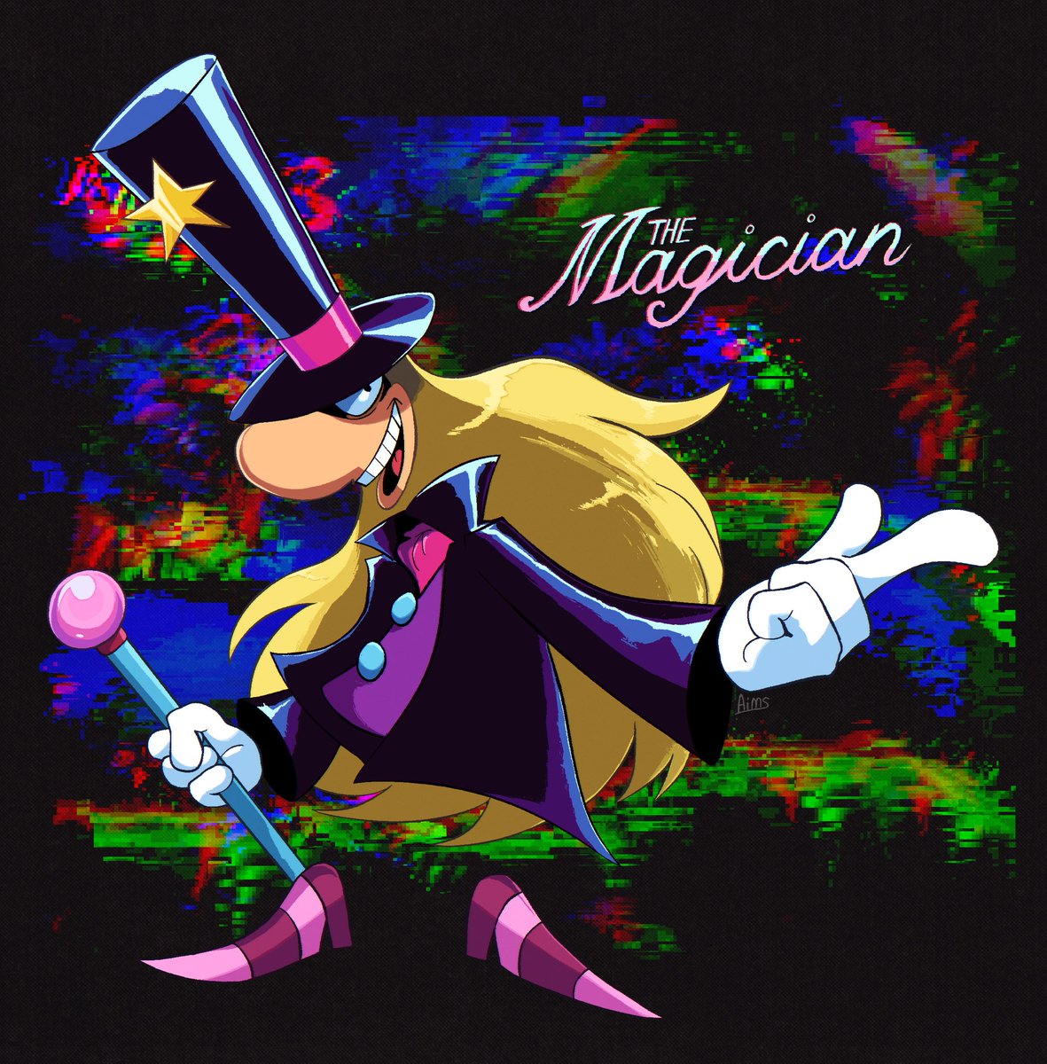 aimsarte's tweet photo. I’m going back to origins with the Magician. ⭐️ #rayman https://t.co/DtWYCKhXbM