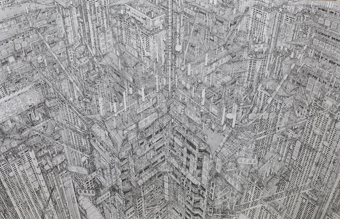 SciFiArchives's tweet photo. Cityscapes by Daisuke Tajima https://t.co/fQA2rJjaLb