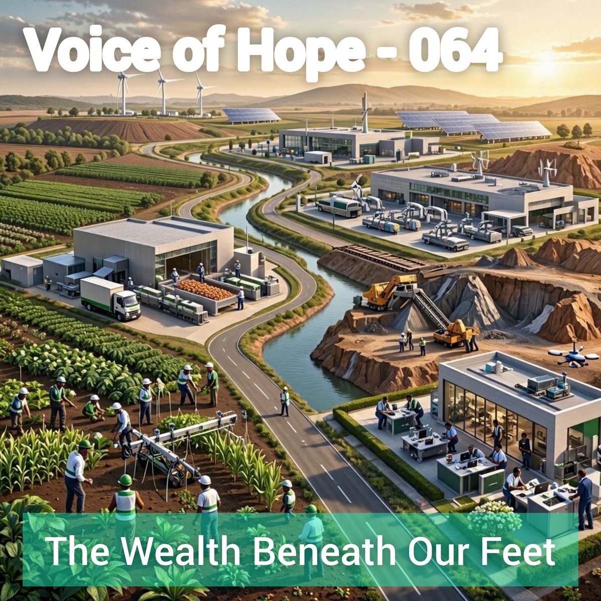 NNV2025's tweet photo. Voice of Hope - 064 (short version)
Title: The Wealth Beneath Our Feet 

Nigeria’s wealth is in our resources. Let’s turn them into prosperity through processing, manufacturing, innovation, agriculture, technology &amp; human capital. From extraction to creation. 🇳🇬
#NNV2025 https://t.co/JkrA5i8myp