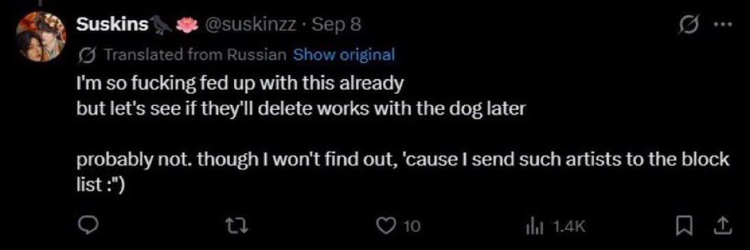 MimiTeaRant's tweet photo. This is EXACTLY why I’ll keep saying Valko came to LaDS as a fucking filtration system because WHAT IS THIS? 😭

At this point, whenever I see “♻️ DNI,” I already know I’m about to witness Olympic-level entitlement and parasocial behavior.

Making threads to keep tabs on artists because they dared draw a fictional character you dislike? Getting mad because they won’t delete their art? Acting like artists need your permission to draw whatever the fuck they want?

WHO DO YOU THINK YOU ARE?

You do not own these artists. You do not own their hobbies. You do not own their accounts, their creativity, or their ART.

And most importantly, YOU DO NOT OWN THESE PIXELS.

Block whoever you want. Curate your timeline. Nobody cares.

But the second you start policing artists and publicly cataloguing them because they drew the “wrong” fictional man, you’ve crossed from “personal preference” into parasocial Karen behavior.

Since the beginning we have been fighting for artists freedom and 0 censorship and then there’s this people 

Internet anonymity really has some people acting like they’re the fucking HOA president of fanart.

Valko didn’t create these people. He just made them identify themselves 🐺♻️

Also if you have ♻️DNI in your profile 
FOLLOW YOUR OWN DNI YOU IMBECILE 🗣️