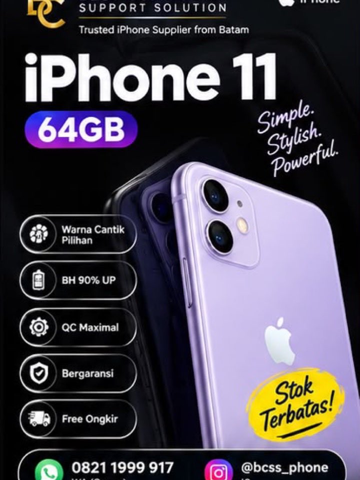 bcss_phone's tweet photo. 💥 Kualitas terjamin, siap jual &amp; siap pakai!

Cocok untuk reseller maupun pemakaian pribadi.

📲 Order sekarang sebelum stok habis!

📞 WA: 0821 1999 917

📸 IG: @bcss_phone

BEST COMMUNITY SUPPORT SOLUTION

Trusted iPhone Supplier from Batam

https://t.co/fOkAdqTI9e https://t.co/qjosAjSSZS