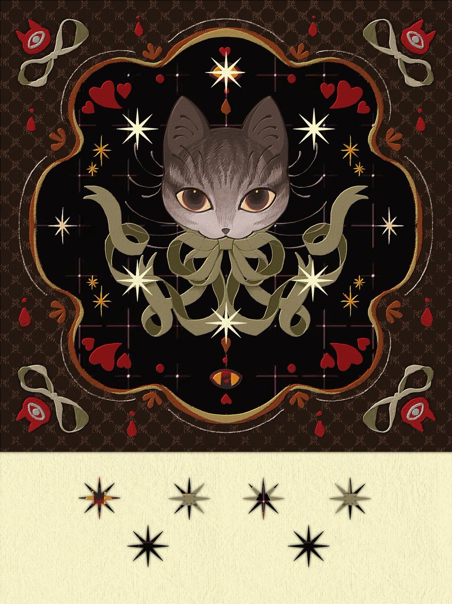 FelisCatus2401's tweet photo. Star ⭐️  
#cat #digitalartwork #artwork #artmootsㅤ https://t.co/F95wT2v89l
