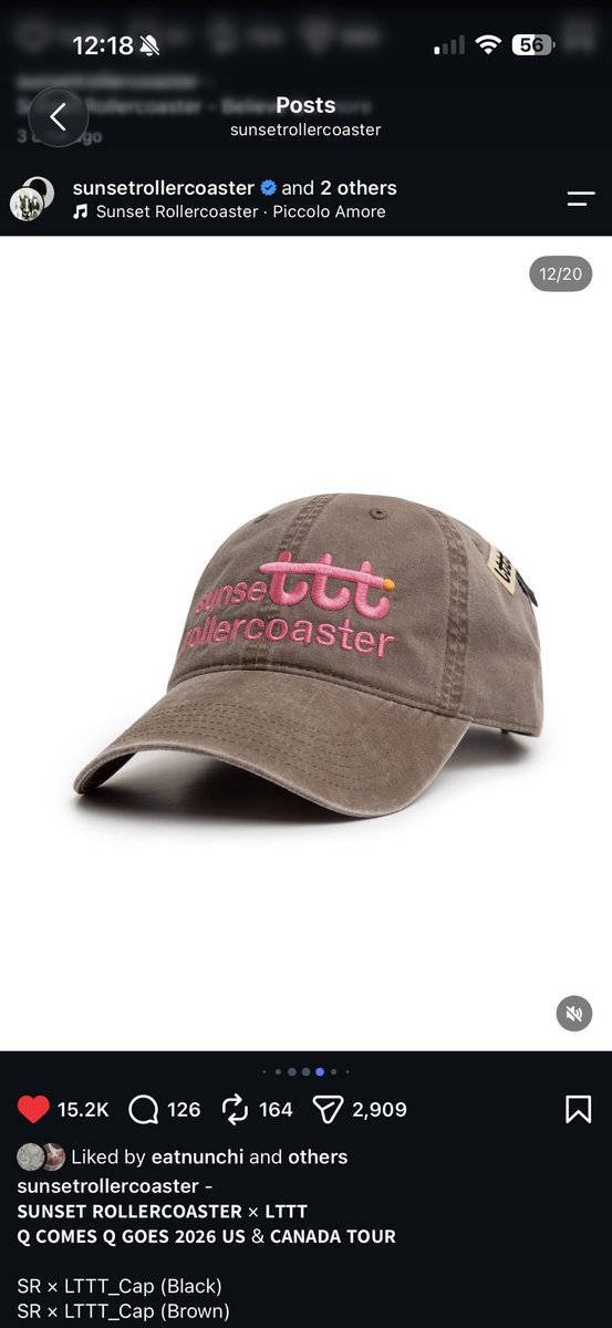 bbh1485's tweet photo. can someone who’s going on the sunset rollercoaster tour please buy me a LTTT collab hat and ship it to GA PLZ ILL BUY UR MERCH TOO FOR THE LOVE OF GOD IM BEGGING ON MY HANDS AND KNEES PLESDEEEEJS https://t.co/oS7chhLgLy