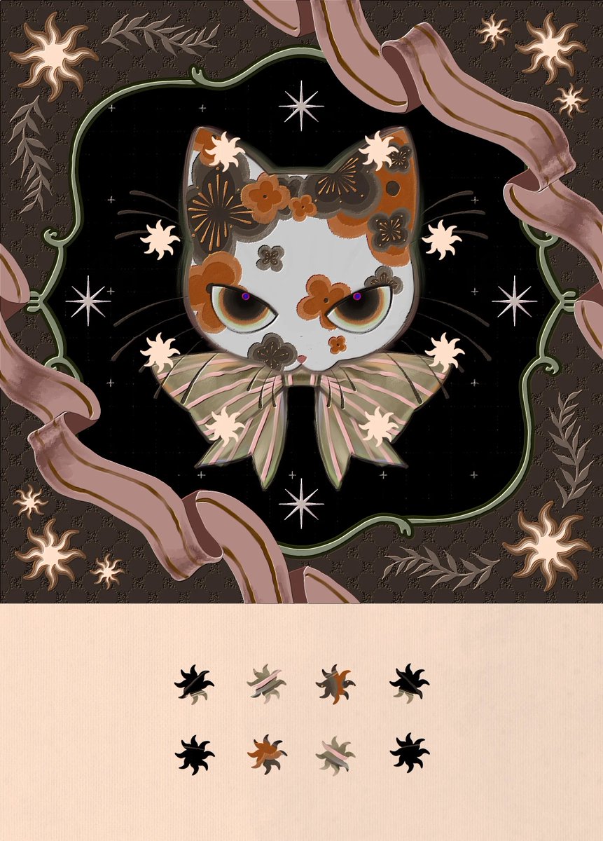 FelisCatus2401's tweet photo. Star ⭐️  
#cat #digitalartwork #artwork #artmootsㅤ https://t.co/F95wT2v89l