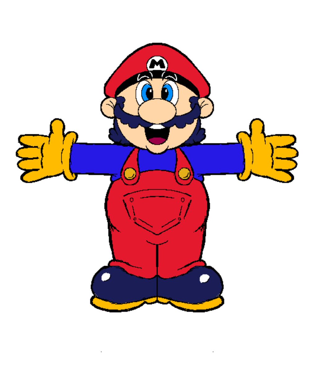 NotSoIncognito_'s tweet photo. My Mario take https://t.co/PRG0iFmpje