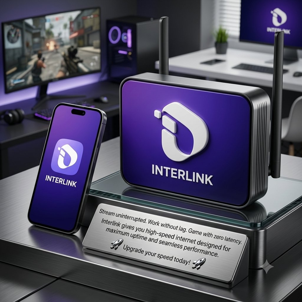 quadri_idris's tweet photo. Stream uninterrupted. Work without lag. Game with zero latency. Interlink gives you high-speed internet designed for maximum uptime and seamless performance. Upgrade your speed today! 🚀🚀
#INTERLINK #ITLG #ITL https://t.co/KIcZYSx97h