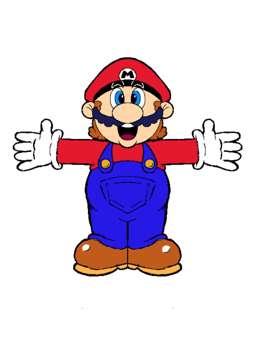 NotSoIncognito_'s tweet photo. My Mario take https://t.co/PRG0iFmpje