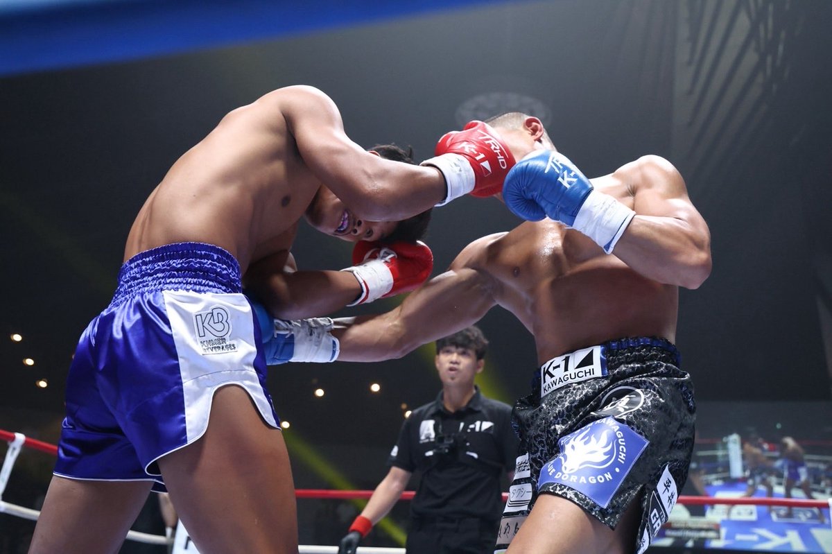 MK_71996's tweet photo. K-1 WORLD MAX 2026.9.12

たくさんの応援ありがとうございました。
ベスト8に駒を進めることができませんでした。
正直僕が勝ったと思いました。判定には納得いってないです。悔しいので絶対やり返します。負けたけど負けてない。自分自身見つめ直して出直します。
@k1wgp_pr 
@K1_ReBoot https://t.co/fPrhTEcLEc