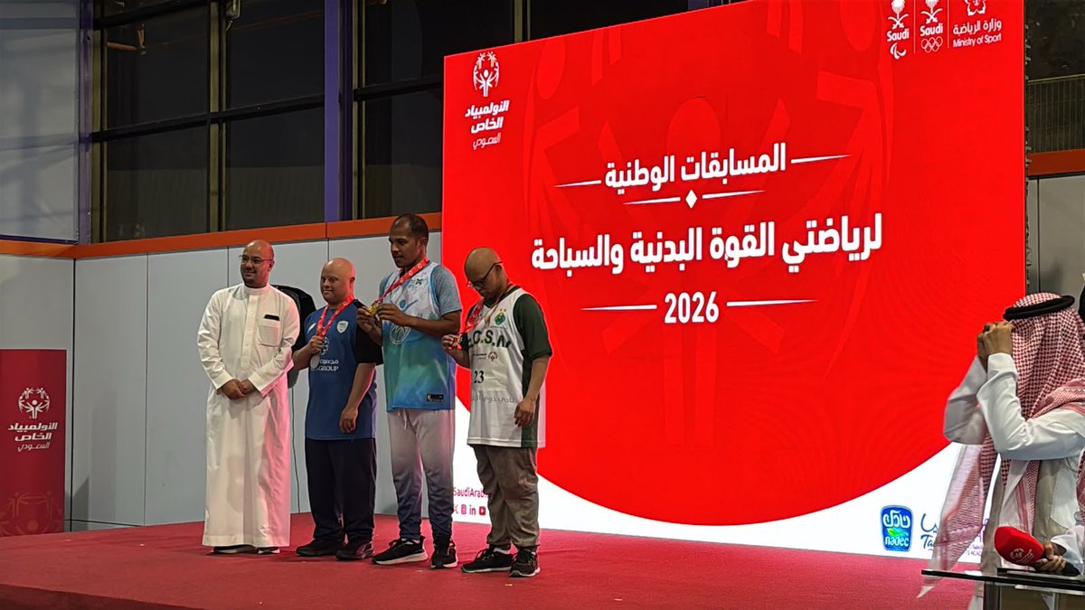 qassimclub's tweet photo. حقق أبطالنا عدد من الميداليات في الأولمبياد الخاص بمسابقة القوة البدنية والسباحة، وجاءت نتائجنا كالتالي:

سليمان الفايز القوة البدنية الصدرية🥇
مريبد العنزي القوة ا��بدنية الصدرية🥇
تركي المبرك السباحة 50م 🥇
عبدالمجيد الشليح القوة البدنية الميتة🥇
فهد العنزي القوة البدنية الصدرية 🥈
عدنان التويجري السباحة 25م ظهر🥉

مبروك يا أبطال 💪🏻