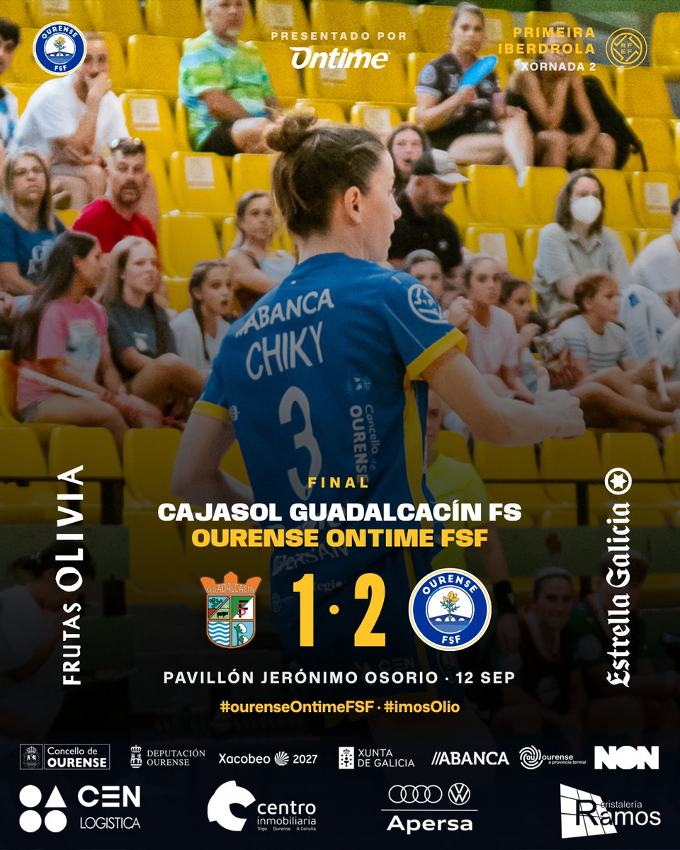 OUontimeFSF's tweet photo. FINAL 💙

@GuadaFSF  1-2 Ourense Ontime

⚽ Alice (2)

Mil quilómetros de ida e volta. Pagaron a pena.

#imosOlio #ourenseOntimeFSF https://t.co/ldr4csSNAP