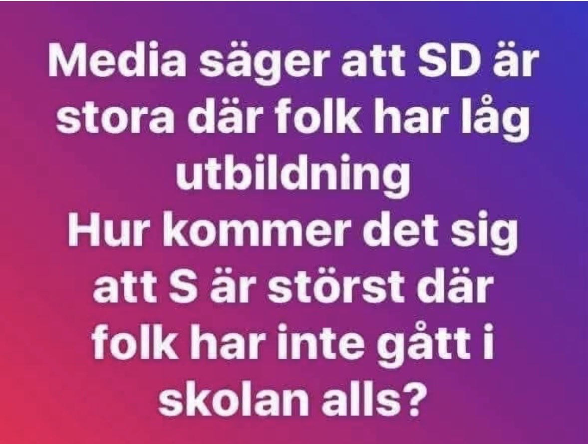 NorvellTommy's tweet photo. Dagens sanning! https://t.co/4qb9bPzfqg