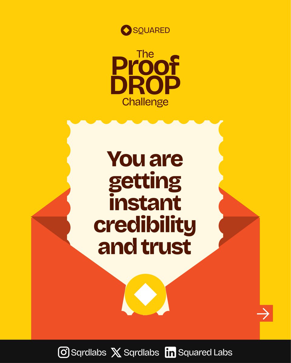 Sqrdlabs's tweet photo. You think the prize is “just a website”.....What if you’re wrong? 👀

It’s more than a website. It’s an upgrade for your brand. 

Ready to make that upgrade? Apply for The Proof Drop Challenge through the link in our bio. 🚀

#TPD #squaredup #squaredlabs https://t.co/MWwKrewO4W