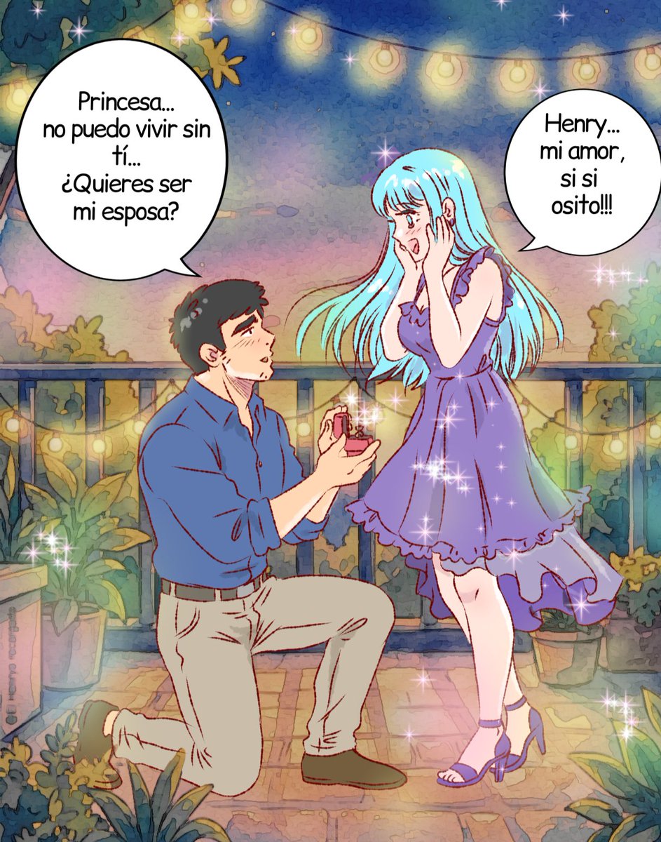 Henrysrecargado's tweet photo. Un hermoso recuerdo de como Henry le pidió matrimonio a Yuri 😍 https://t.co/AUHDpiibPO