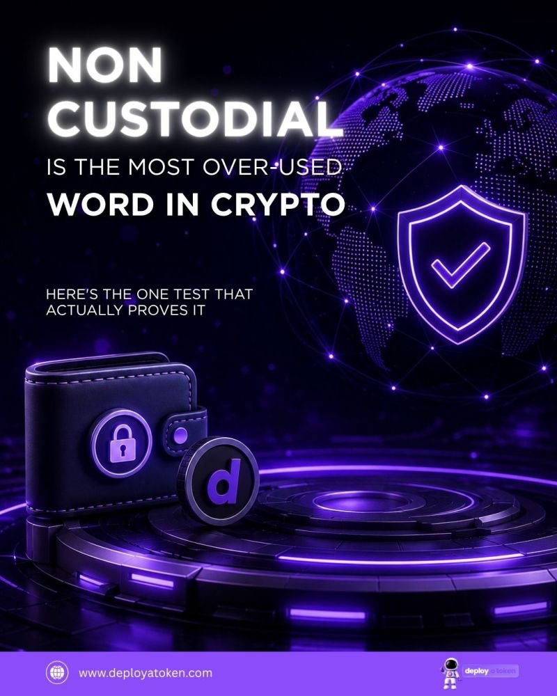 DesiToshi's tweet photo. What does “non custodial” actually mean? 🔐

With DeployAToken, you keep your keys, SOL and tokens. We never hold your assets or private keys. If we disappeared tomorrow, your token would still exist on Solana.

That’s real self custody. 🪙

🌐 https://t.co/oGc4TWnEMd

#DeployAToken #Solana #SelfCustody #Web3Security #Crypto #Web3 #Blockchain #DeFi #CryptoSecurity #NonCustodial #SPL #SolanaDev #CryptoBuilders #Web3Builders #TokenLaunch #TokenCreator #TokenCreation #OnChain #DigitalAssets #Decentralized #BlockchainTechnology #SolanaEcosystem #Web3Community #CryptoCommunity #TokenDevelopment #DeFiCommunity #CryptoTech #Web3Development #BuildInPublic #BlockchainDevelopment