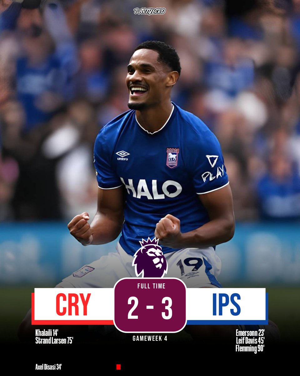 partylero_fpl's tweet photo. 📍FT!
#CRYIPS 2-3
⚽Khalaili, Larsen - Emersonn, Davis, Flemming
🅰️Kamada(2) - Davis(2), Emersonn
🅱️Emersonn(3), Larsen(2), Davis(1)
🛡Timber, Richards - Palacios
Kirain bakal bounceback, udah bawa Mitchell, kalah dan zero point. Gangerti lagi😭 https://t.co/qjE7GX8gk3