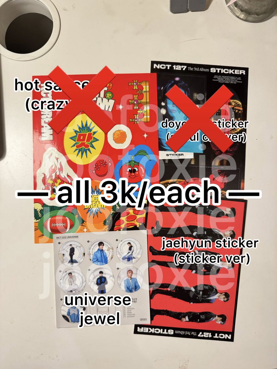 joofoxie's tweet photo. #neosell mari jajan printilan album nct! ada postcard, bookmark, sticker, pendant card. bisa keep event (with dp), bisa split pay. sudah inc pack dom bogor yaa🫶🏻 https://t.co/9sdCw14k8V