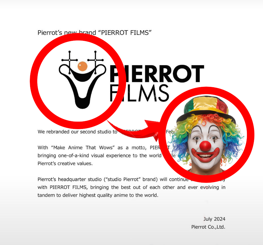 yazzykudo's tweet photo. Studio Pierrot: "livrer des anime de la plus haute qualité au monde"

🤡 https://t.co/Ys8HvyuO3L