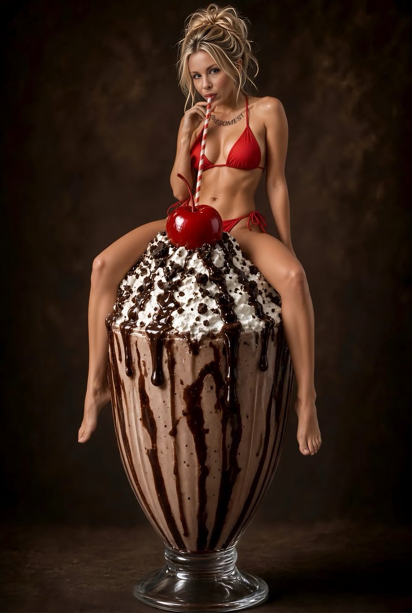 JustOneNic's tweet photo. Another Chocolate Milkshake 😝
I feel it going to my thighs already! 😋

🚫 #smno #ometv https://t.co/DwZ5IrUoI2