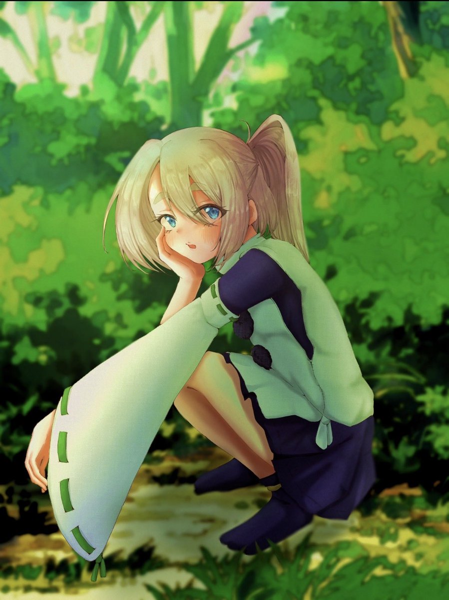 nanoja210's tweet photo. お悩み相談に乗ってくれる布都ちゃん https://t.co/8HNAbxQPwJ