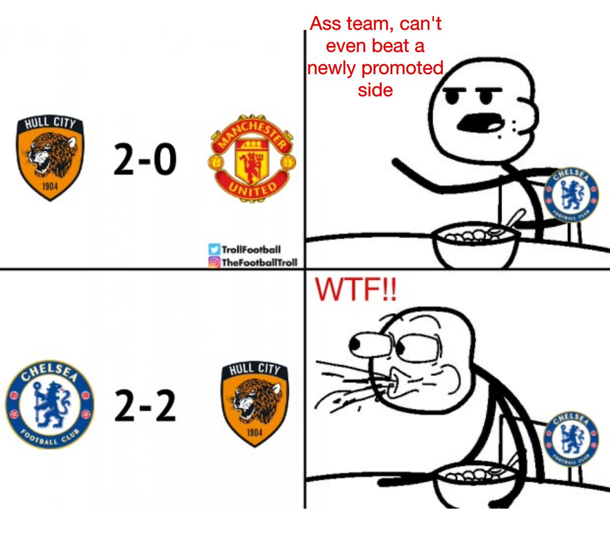 TrollFootball's tweet photo. Everyone’s getting mauled by the tiger. https://t.co/DczOx5GOLh