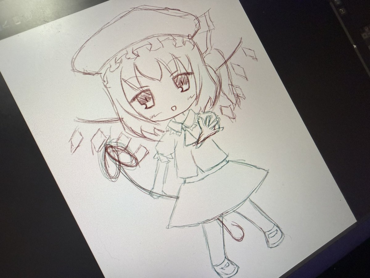 Reg_Css_Lej's tweet photo. ここからちゃんと描くかはわからないけど
紅魔リメイクほんまおめやでぇ https://t.co/NKXT4sIGfC