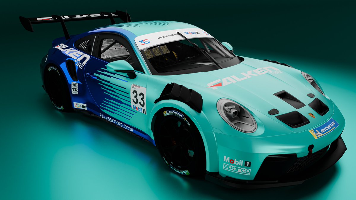 dr_designmotor's tweet photo. Falken Porsche Cup Livery Concept
Falken has great support for motorsport and partnered teams in different categories, through a specific livery.
Thinking about the company and seeing that they haven't partnered a team in the Porsche Cup
#falken #porschecup #porsche #livery https://t.co/unmwoqDL9i