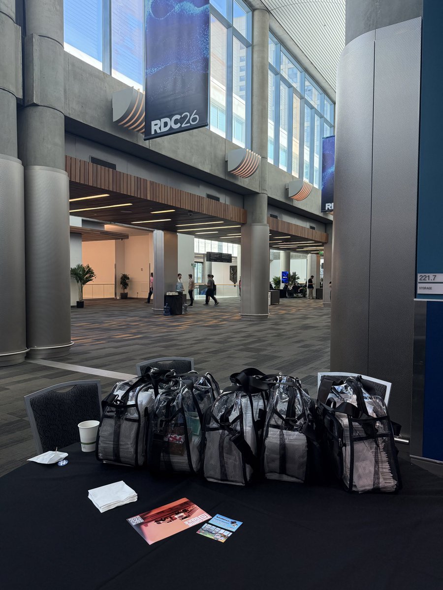 dynadex_'s tweet photo. We are set up at this table on the main level on the right side of the venue!

#RDC26 https://t.co/LYBEtnNcXJ