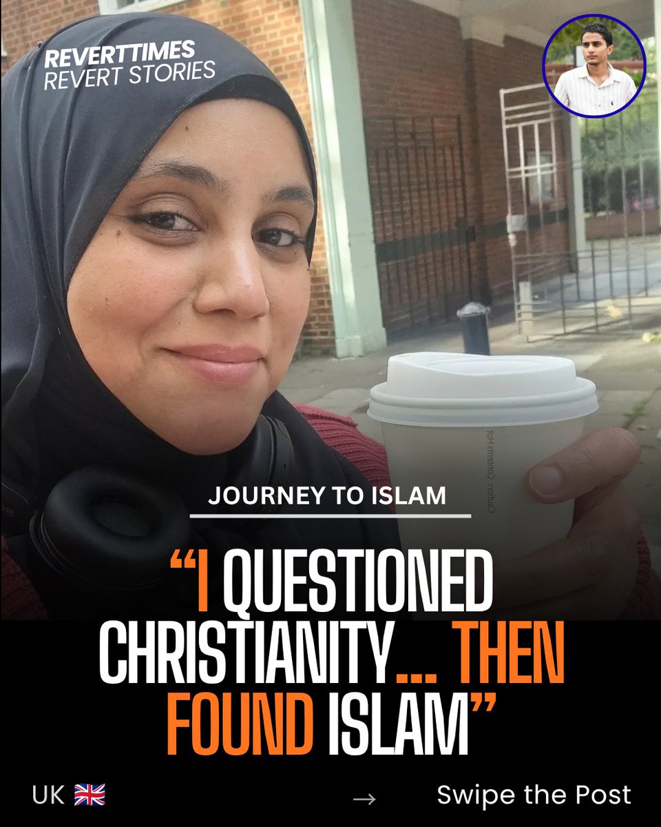 reverttimes's tweet photo. "I QUESTIONED CHRISTIANITY... THEN FOUND ISLAM"
#revertstory #britishmuslimah #reverttoislam #muslimrevert #revert 🇬🇧
▪︎ To see the full story, view the post pics and swipe through them. https://t.co/7El9SuhzW0