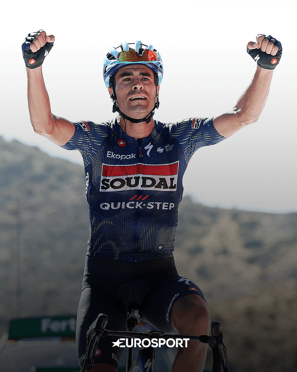 Eurosport_ES's tweet photo. ❤️‍🔥 Y por fin tocó Landismo.

📸 @gettyimages 

#LaVuelta26 #LaCasadelCiclismo https://t.co/EgVTjUOBv6