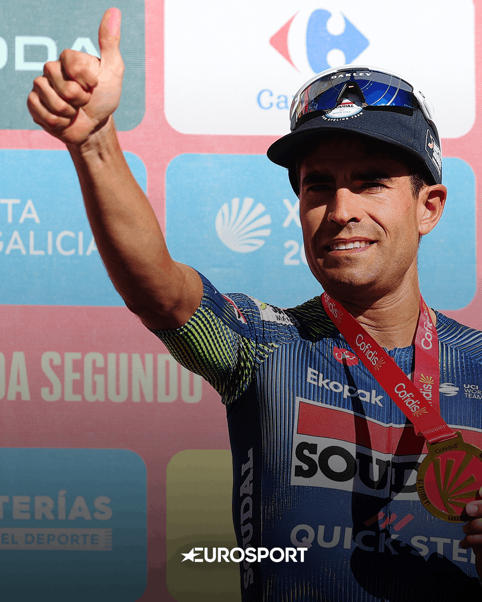 Eurosport_ES's tweet photo. ❤️‍🔥 Y por fin tocó Landismo.

📸 @gettyimages 

#LaVuelta26 #LaCasadelCiclismo https://t.co/EgVTjUOBv6