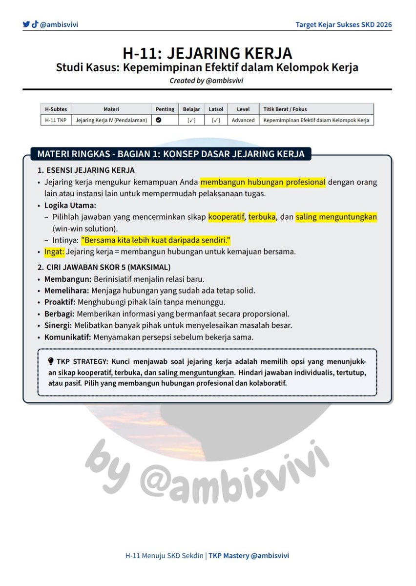 ambisvivi's tweet photo. โณ H-11 SKD 2026
Bedah tuntas 3 materi kunci yang wajib dikuasai:
๐ฎ๐ฉ TWK: Tokoh Bangsa - Jenderal Sudirman
๐งฎ TIU: Persamaan Linear & Aljabar
๐ค TKP: Jejaring Kerja - Kepemimpinan Efektif
-a thread-
#skd #stan #stis #stmkg #ipdn https://t.co/V48T812OcQ