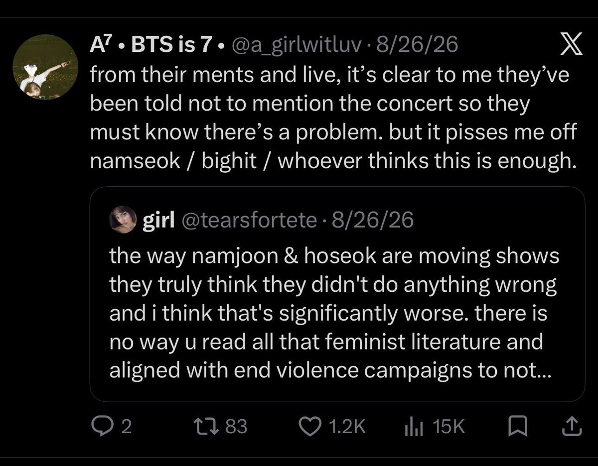 nicolegotnojams's tweet photo. Just out of curiosity why do so many still follow accounts like @a_girlwitluv who have zero issues setting up Namjoon? https://t.co/ziYCJtfoN1