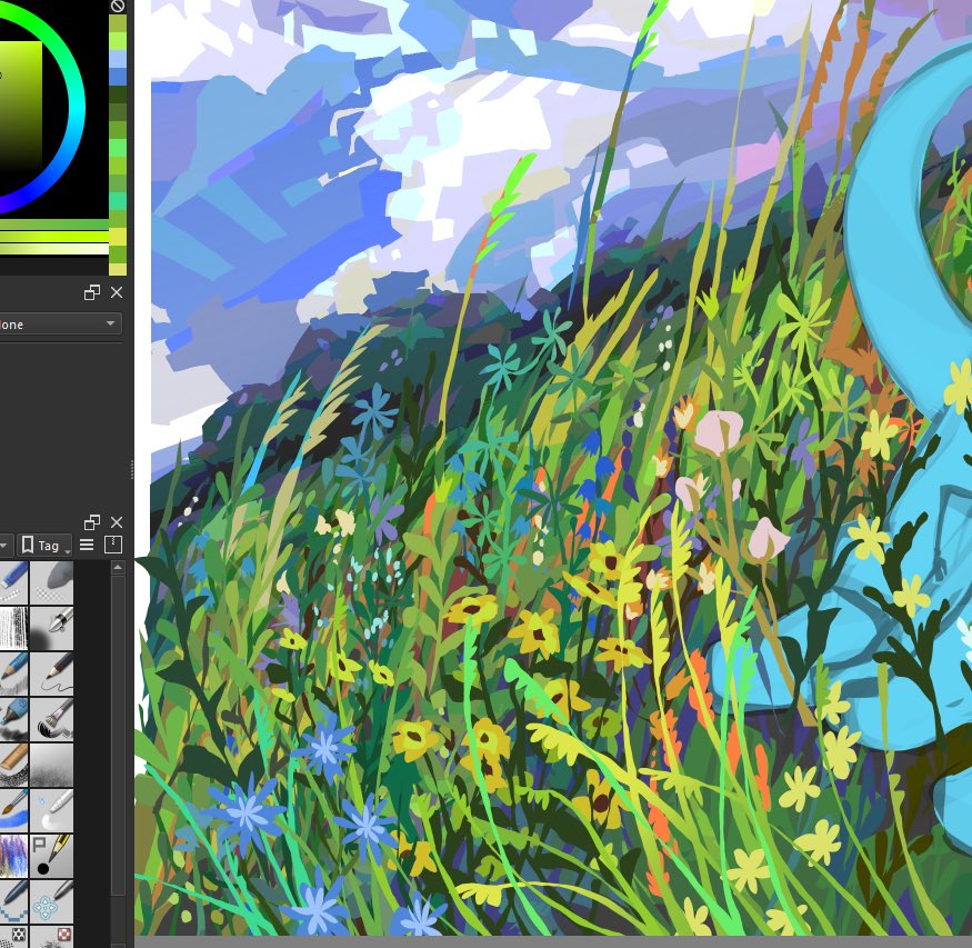 BROSOK57's tweet photo. never drawing nature bgs again :/i’m so done https://t.co/CzWsJ2G3br