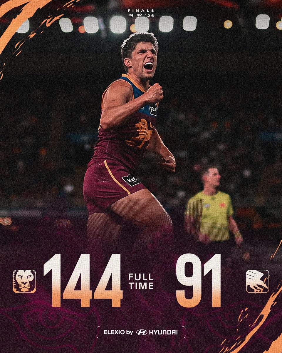 brisbanelions's tweet photo. BACK TO ANOTHER PRELIM! Do you BELIEVE yet? 🦁 https://t.co/Oentpiizm3