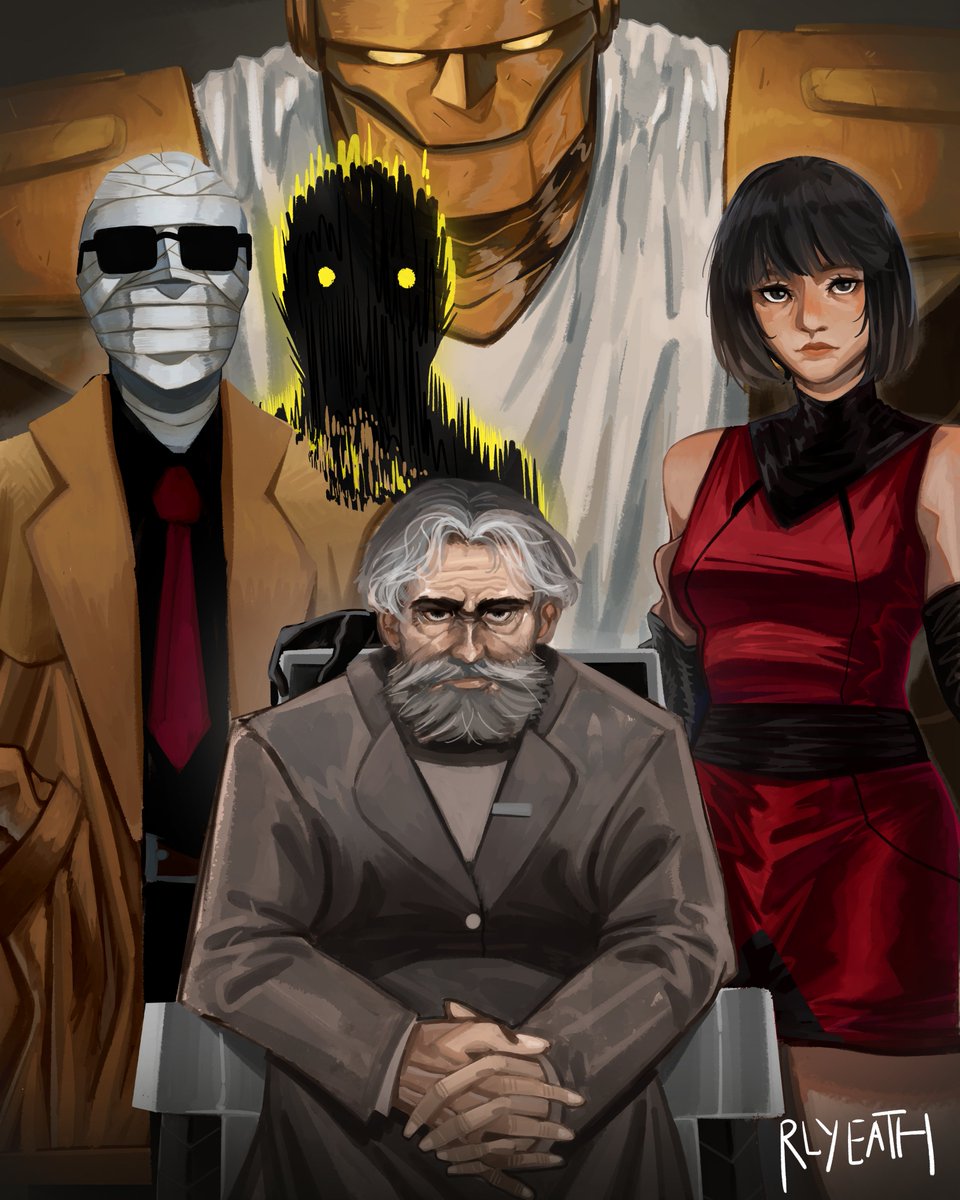 Rlyeath's tweet photo. Potrait of the World's Strangest Heroes
-
-
-
The Doom Patrol

#DoomPatrol #fanart #art #DC #comics https://t.co/KIcjBQKP4H