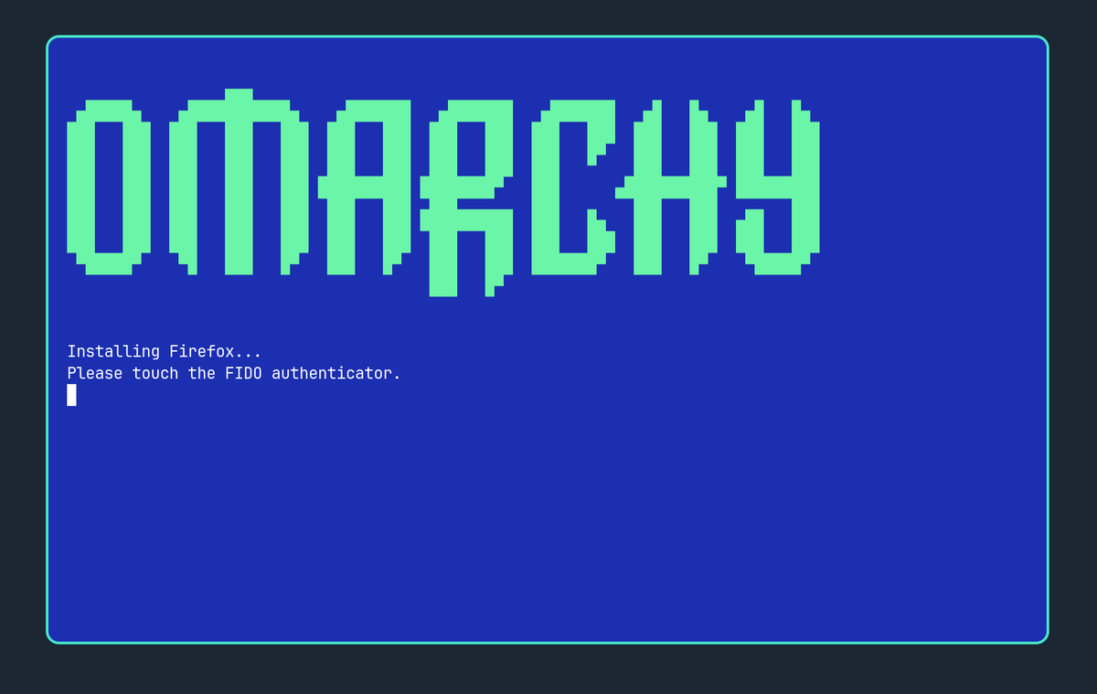 jankeesvw's tweet photo. Working on a very cool blue MS-DOS theme for Omarchy with @timokuilder

Released on Monday! https://t.co/RDDYoMpv7U
