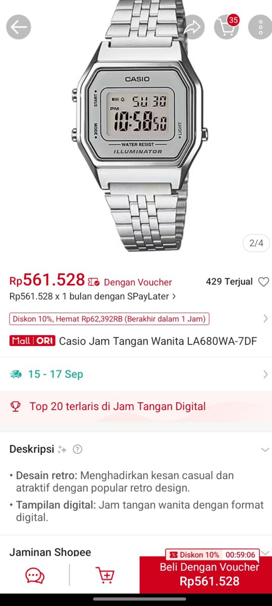 kyoosh_'s tweet photo. aku punya jam casio yg udah kupakai dari jaman smp kelas 2 sampe kuliah semester 6! literally awet bangetttt. 
lucunya tuh dulu aku gatau ini jam mahal kan, jadi tiap mau wudhu aku lepas, eh ternyata water resistant dong😭 pas udah tau yaudah gausah lepas aja waktu wudhu😭 https://t.co/eL5DVBJzMr