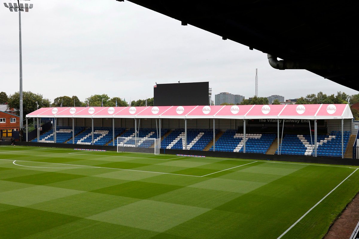 StockportCounty's tweet photo. Edgeley Park is ready 💙

#StockportCounty https://t.co/bOjHHEtzKj