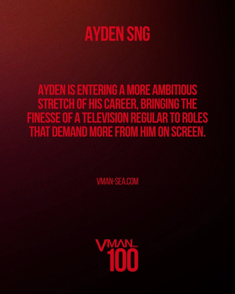 tioan's tweet photo. [260912] vmansea ig update

“#aylio #aydensng is taking Singaporean star power into a much bigger arena.

After building his name through local dramas, the actor made the leap into Chinese-language productions, with
'Double Helix' becoming his biggest international breakthrough yet and putting his acting firmly in the spotlight.

Now based between Singapore and Beijing, Ayden is spending much of his time in China while expanding into music, fashion, and voice acting, including a role in the Annecy-winning animated film The Violinist.”

🔗 https://t.co/TlknwjK9Ep