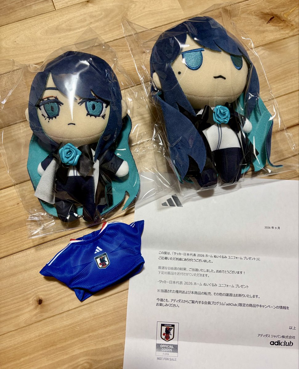 ym_hr's tweet photo. ありがとうございます😭
未開封だったAdoちゃんに着せます💕

#adiclub https://t.co/tU27ZSZUjw