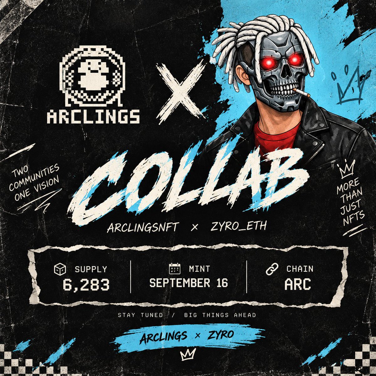 zyro_eth's tweet photo. 🎁 5x GTD Giveaway — ArclingsNFT

Excited to host my first NFT collaboration with @ArclingsNFT 🫶
Let’s see who gets lucky this time 👀🍳

Project: @ArclingsNFT
🔹 Supply: 6,283
🔹 Mint: September 16
🔹 Chain: Arc

How to join 👇

1️⃣ Follow @ArclingsNFT & @zyro_eth
2️⃣ Like ❤️ + RT 🔁 this post
3️⃣ Drop your EVM wallet below 👇

⏰ Ends in 24 hours

Good luck everyone! 🍀
Maybe something interesting is cooking… 👀🔥