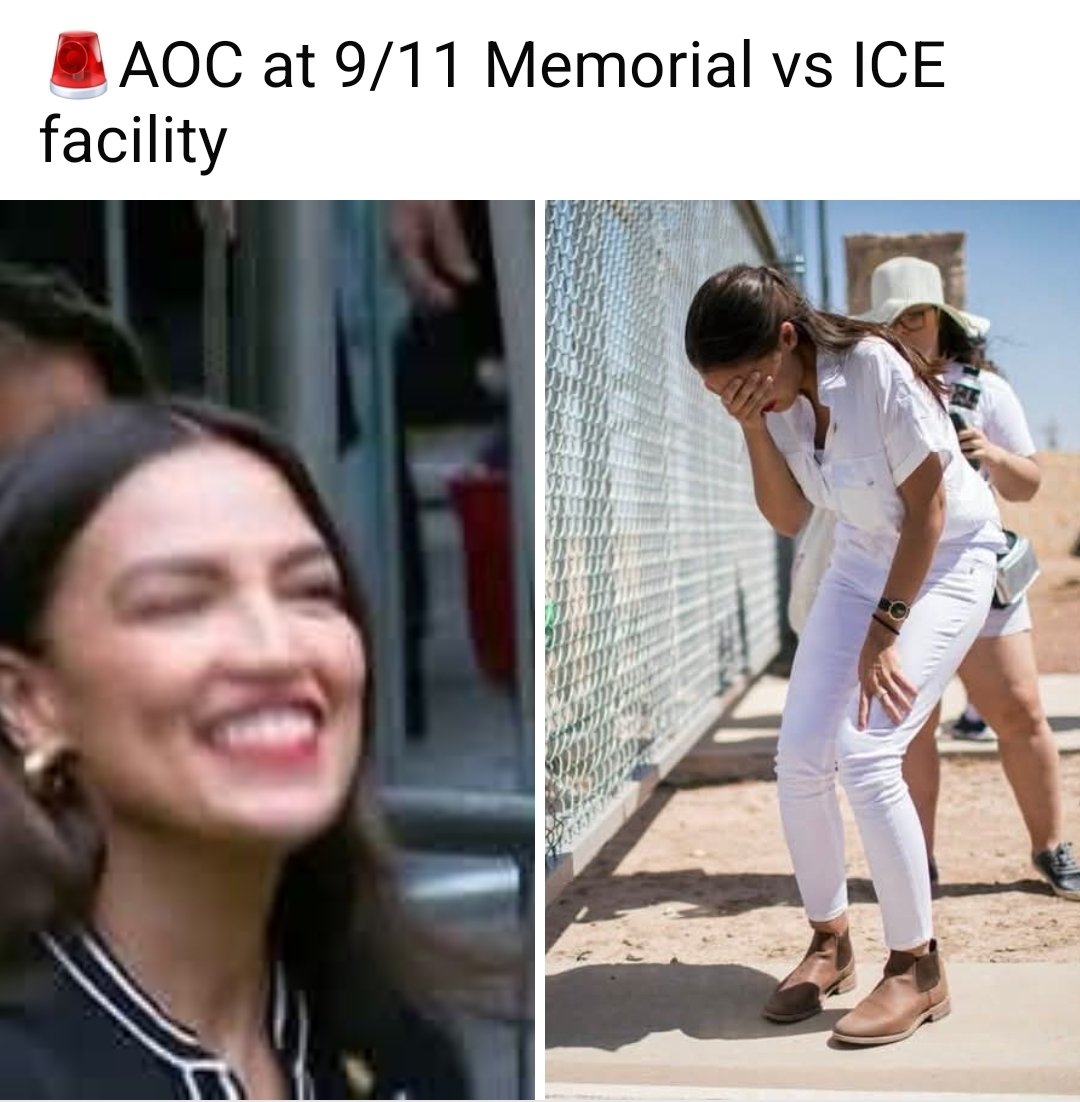 dpcummings's tweet photo. @AOC is nothing more than an actress....and a bad one at that.  #911WTCattacks https://t.co/KcXiiZUyyW