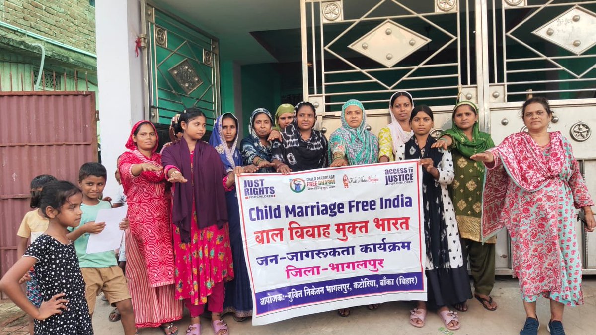 kra1033680's tweet photo. बाल विवाह, बाल मजदूरी मुक्त भारत
जिला- भागलपुर
#childmarriagefreeworld
#childmarriagefreeindia
#muktiniketanbhagalpur
#justrightsforchildren https://t.co/lj1e3zCos6