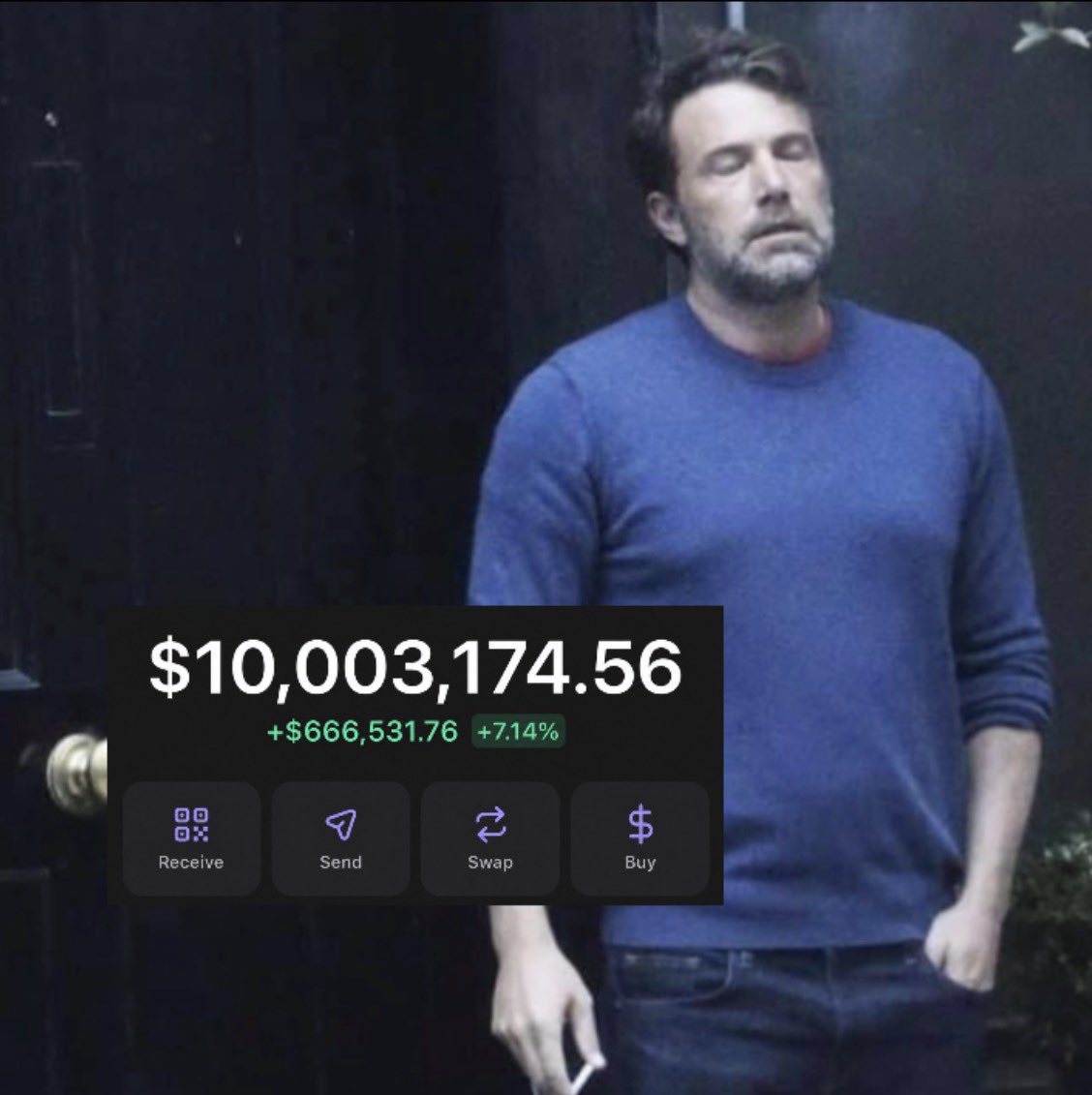 coldtrz's tweet photo. POV: you finally got rich in crypto but now your issue is cashing it out https://t.co/amRutbVylB