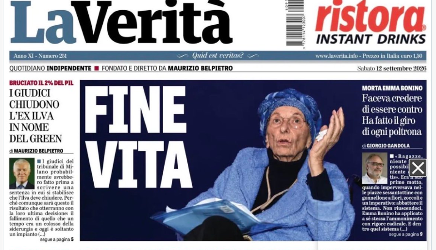 giorgiaa26's tweet photo. La faccia di Belpietro mi ha sempre fatto venire conati di vomito. Con questo titolo ora posso vomitargli in faccia tutto quello che avevo dentro da anni. https://t.co/6h16H49ru5