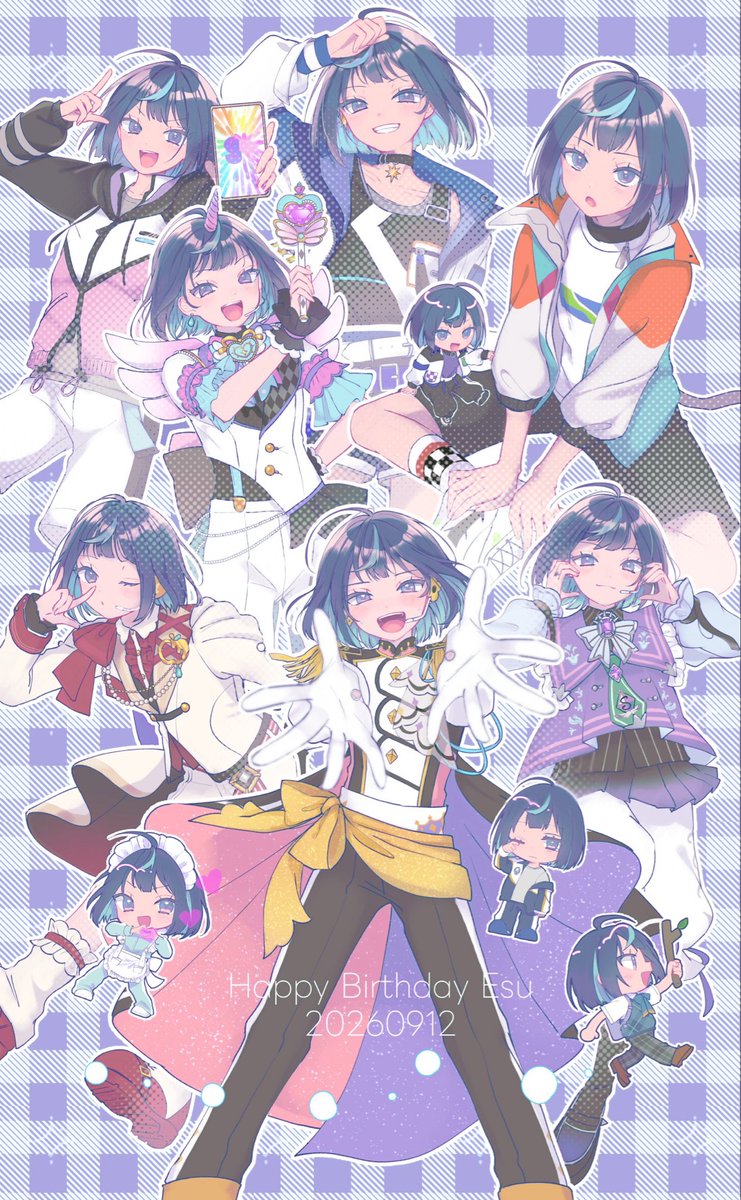 konbanoyasumi's tweet photo. うまれてきてくれてありがとう…
（サイズ大きすぎます、すみません）
#エス誕生祭2026
#冴霧笑主誕生祭2026 https://t.co/dr2mrbEg9E