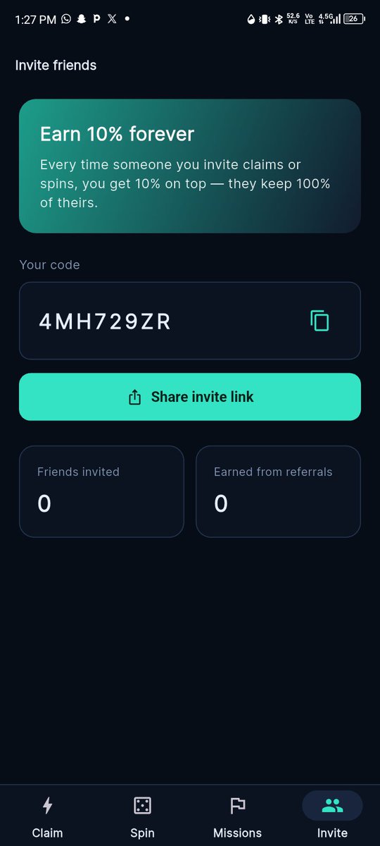 Web3punk2's tweet photo. Let's shill this @NEMO_AI_HUB  let's get to 500 referrals Join me on Nemo and earn NEMO tokens! Use my code 4MH729ZR: https://t.co/HEJmLLnX4P https://t.co/rUPKpe4v5u